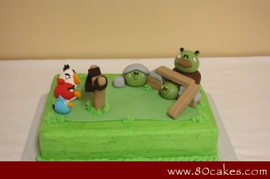 Angry Birds Birthday Cake on Angry Birds Birthday Cake